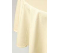Homescapes Cream Cotton Round Tablecloth 178 Cm