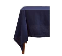(137 x 228 cm, Blue) Plain Cotton Tablecloth