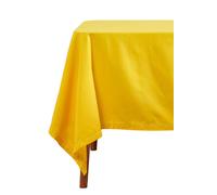 (137 x 228 cm, Yellow) Plain Cotton Tablecloth