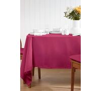 (178 x 300 cm, Plum) Plain Cotton Tablecloth