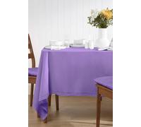 (178 x 300 cm, Purple) Plain Cotton Tablecloth
