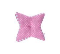 Polka Dots Star Floor Cushion Homescapes Pink One Size