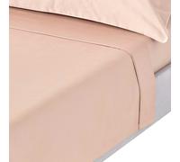 HOMESCAPES 1000 Thread Count Egyptian Cotton Beige Flat Sheet Super King Size Luxury Bed Sheet
