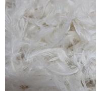 HOMESCAPES Premium Feather Toy Stuffing, White Duck Feathers Cushion Filling, Natural Pillow Stuffing for Crafts, Pillows and Soft Toys, Ethically Sourced & RDS Certified, (2kg)