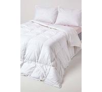 HOMESCAPES Double Duvet 4.5 Tog, Luxury Ethical White Goose Down Quilt, Anti Allergy 100% Cotton Cover Down-Proof Summer Bed Duvets, Washable, RDS & OEKO-TEX Certified