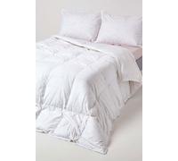 HOMESCAPES Single Duvet 4.5 Tog, Luxury Ethical White Goose Down Quilt, Anti Allergy 100% Cotton Cover Down-Proof Summer Bed Duvets, Washable, RDS & OEKO-TEX Certified