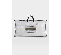 Homescapes Premium Wool King Size Pillow With Quilted Case, 19 X 35" In White White