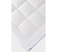 HOMESCAPES Wool Mattress Topper- Single, Deep Fit, Hypoallergenic, Temperature Regulating, Washable, 4cm loft, OEKOTEX certified