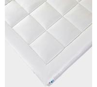 HOMESCAPES Premium Wool Mattress Topper - Deep Fitting Comfort - Super King