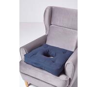 Pressure Relief Armchair Booster Cushion Homescapes Navy 50cm x 50cm