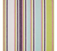 Homescapes Pure Cotton Osaka Green Stripe Fabric 150cm Wide