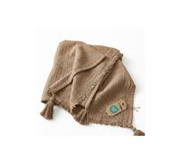 Homescapes Pure Handmade Cotton Muslin Bed Throw Blanket, (127 X 180 Cm)