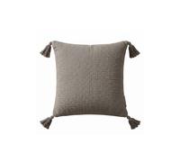 Homescapes Pure Handmade Cotton Muslin Cushion With Cover, (45 X 45 Cm)