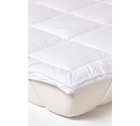 Homescapes Pure Mulberry Silk Blend Mattress Topper 700GSM in White | Size: Super King Homescapes White Super King