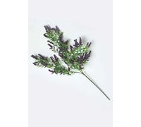 HOMESCAPES Artificial Single Stem Purple Lavender 69 cm Faux Lavender Flower Spray for Bouquet or Floral Arrangement