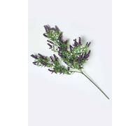 HOMESCAPES Artificial Single Stem Purple Lavender 69 cm Faux Lavender Flower Spray for Bouquet or Floral Arrangement