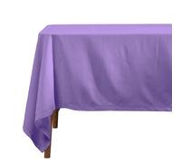 (137 x 178 cm, Purple) Plain Cotton Tablecloth