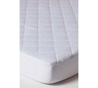 HOMESCAPES Deep Quilted Double Waterproof Mattress Protector Oeko-Tex Hypoallergenic & Washable Mattress Topper with Fully Elasticated 30 cm Deep Thick Stretch Fabric Skirt