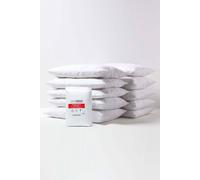 Homescapes Quilted Pillow Protector, Pack Of 10 In White White