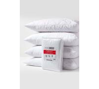Homescapes Quilted Pillow Protector, Pack Of 4 In White White