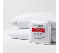 HOMESCAPES Pillow Protectors 2 Pack Quilted Top Pillow Covers Super Soft Hypoallergenic and Anti-Dust Mite Protectors with Diamond Quilting 48 x 74 cm