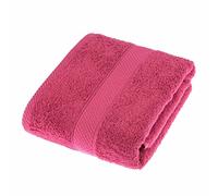 HOMESCAPES Raspberry Pink Turkish Cotton Bath Towel Super Soft Thick & Absorbent 500 GSM Towel Heavy Weight for everyday Luxury