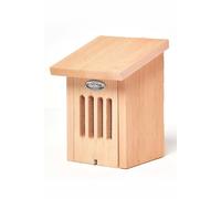 Homescapes Real Alder Wood Butterfly House In Beige Beige One Size