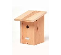 Homescapes Real Wood Blue Tit Bird Box House In Beige Beige One Size