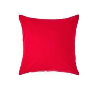 Homescapes Red Continental Egyptian Cotton Pillowcase 200 Tc, 40 X 40 Cm