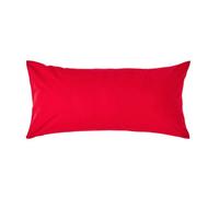 Homescapes Red Continental Egyptian Cotton Pillowcase 200 Tc, 40 X 80 Cm
