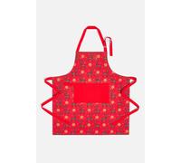 Homescapes Red Reindeer Christmas Apron Red One Size