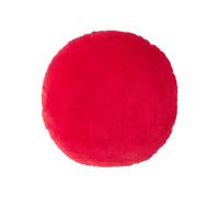 Homescapes Red Velvet Cushion, 40 Cm Round