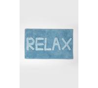 Relax Bath Mat 100% Cotton, 50 x 80 cm Homescapes Blue One Size