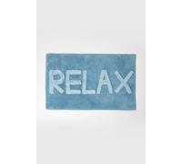 Homescapes Relax Bath Mat 100% Cotton, 50 x 80 cm in Blue Homescapes Blue 50 x 80 cm
