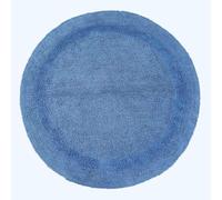 HOMESCAPES Round Bathroom Mat, Luxury 1600gsm Extra Soft 100% Cotton, Reversible Bath Mat Non-Slip, Washable, Super Absorbent, Quick-Dry, Cobalt Blue Round Bathroom Rug, 80cm
