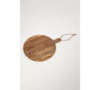 Round Mango Wood Chopping and Serving Board, 40 cm