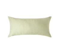 (Euro - 40 x 80 cm, Sage) Egyptian Cotton Satin Stripe Pillowcase 330 Thread Count