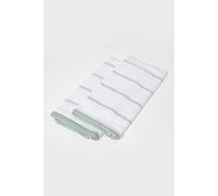 HOMESCAPES Sage Green Tea Towels 100% Cotton Set of 2 Super Absorbent Lint Free Kitchen Towels, 50 x 70 cm