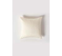 Homescapes Sateen Cotton Continental Pillowcase 400 TC, 40 x 40 cm in Cream Homescapes Cream 40 x 40 cm