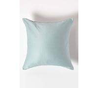 Homescapes Sateen Cotton Continental Pillowcase 400 TC, 40 x 40 cm in Duck Egg Blue Homescapes Duck Egg Blue 40 x 40 cm