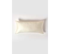 Homescapes Sateen Cotton Continental Pillowcase 400 TC, 40 x 80 cm in Cream Homescapes Cream 40 x 80 cm