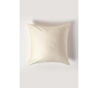 Homescapes Sateen Cotton Continental Pillowcase 400 TC, 60 x 60 cm in Cream Homescapes Cream 60 x 60 cm