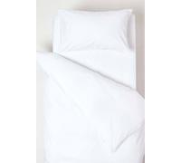 Homescapes White Organic Cotton Cot Bed Duvet Cover Set 400 Thread Count