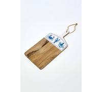 Homescapes Sea Animal Mango Wood Chopping Board in Natural Homescapes Natural