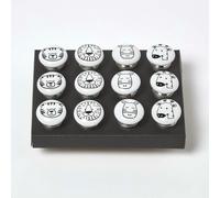 HOMESCAPES Set of 12 Animal Safari Furniture Drawer Knobs