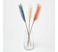 Homescapes Set Of 3 Artificial Multi-Coloured Handcrafted Pampas Grass, 78 Cm