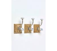 Homescapes Set Of 3 Individual Sea Animal Wall Mounted Coat Hooks Multi One Size