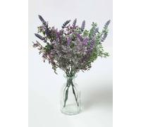 Homescapes Set Of 3 Purple Lavender Spray Single Stems Purple One Size