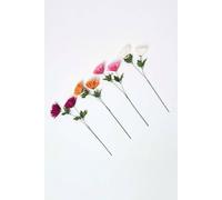 HOMESCAPES Set of 4 Artificial Autumn Chrysanthemum Stems