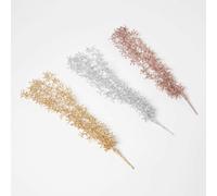 Silver & Gold Mistletoe Garland Set of 3, 53 cm
